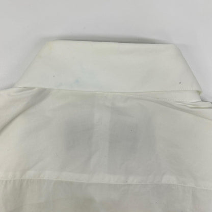LOUIS VUITTON White Cotton Dress Shirt Size 40