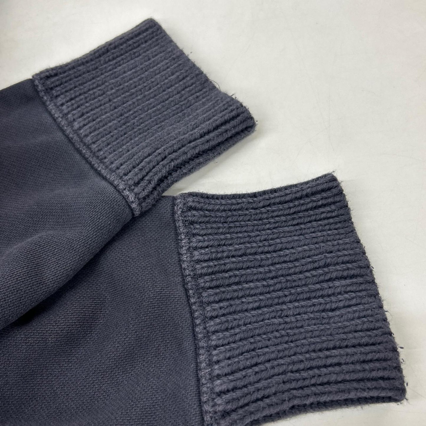 RRL Navy Cotton Shawl Collar Sweatshirt Size L