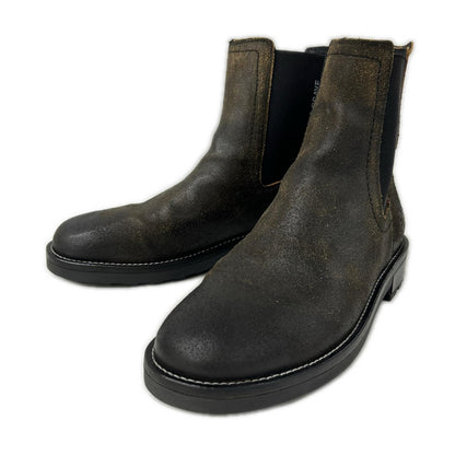 DIESEL Brown D-Throuper CB Side Gore Boots Size EU 44