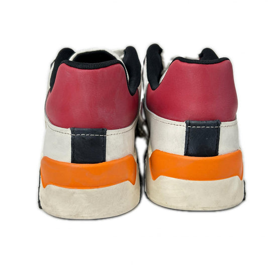 DIESEL S-RUA LOW SK Sneakers Red/Black/White Size 28.5