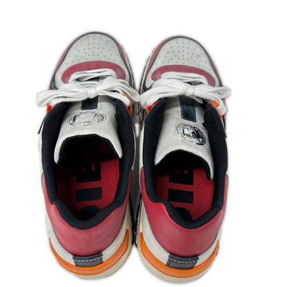 DIESEL S-RUA LOW SK Sneakers Red/Black/White Size 28.5