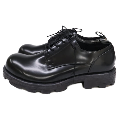 DIESEL D-HAMMER SH Leather Lace-Up Shoes Black Size 28.5