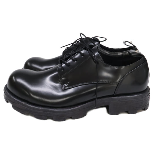 DIESEL D-HAMMER SH Leather Lace-Up Shoes Black Size 28.5