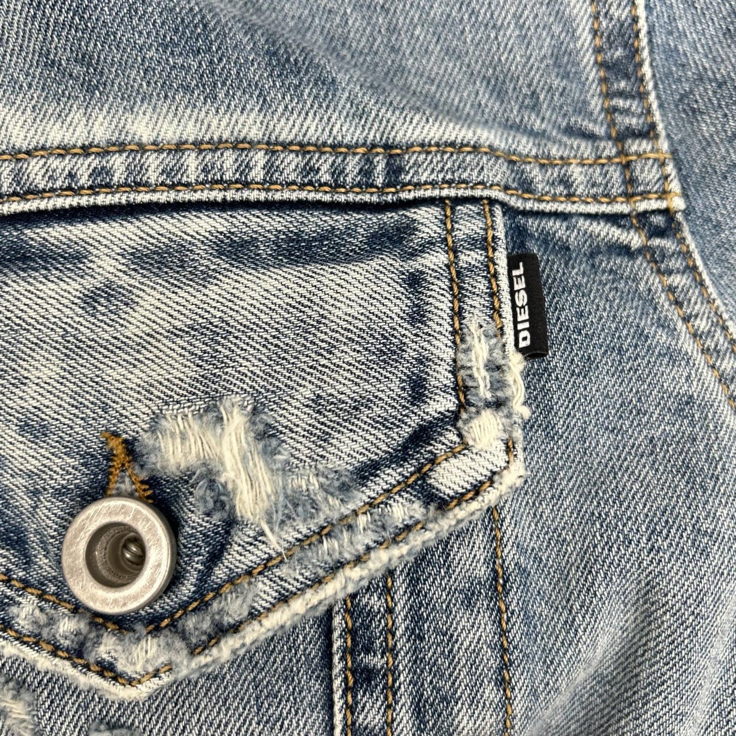 DIESEL Indigo Blue Denim Jacket Size L