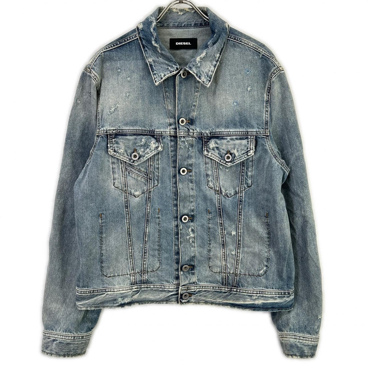 DIESEL Indigo Blue Denim Jacket Size L