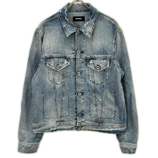 DIESEL Indigo Blue Denim Jacket Size L
