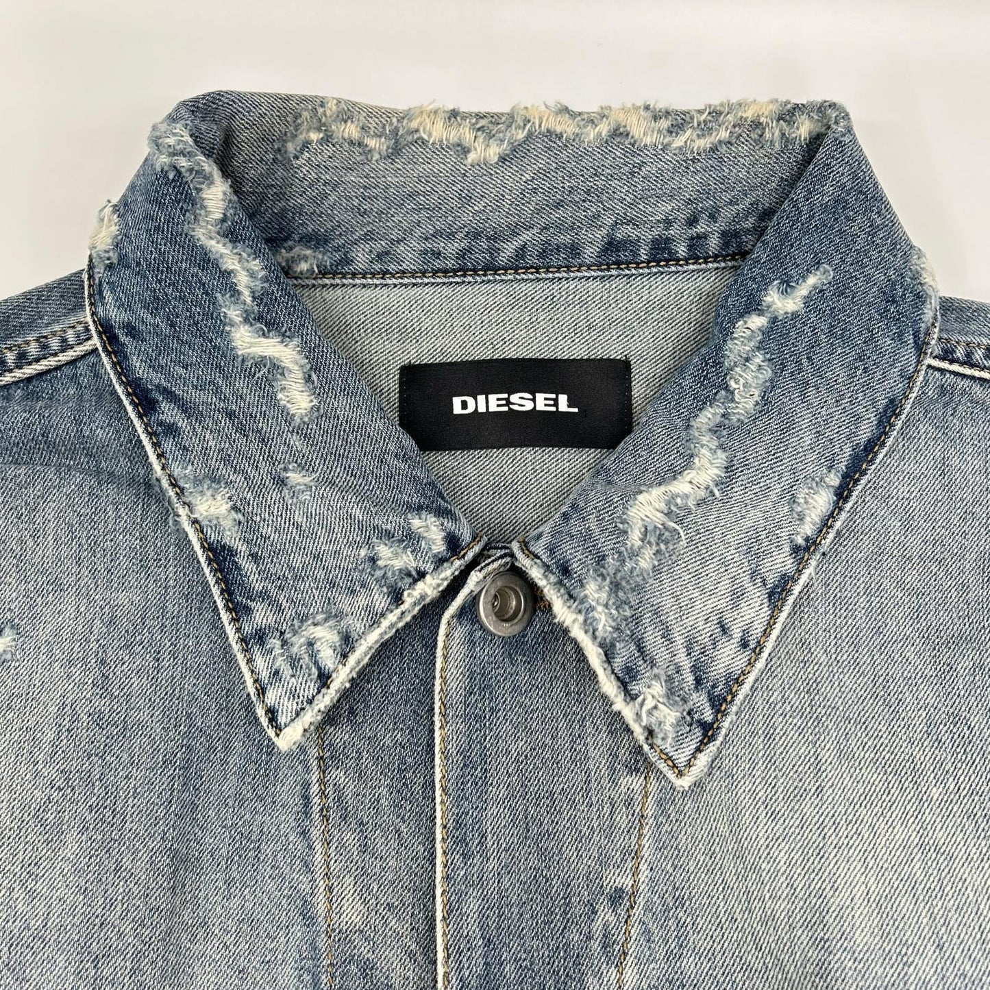 DIESEL Indigo Blue Denim Jacket Size L