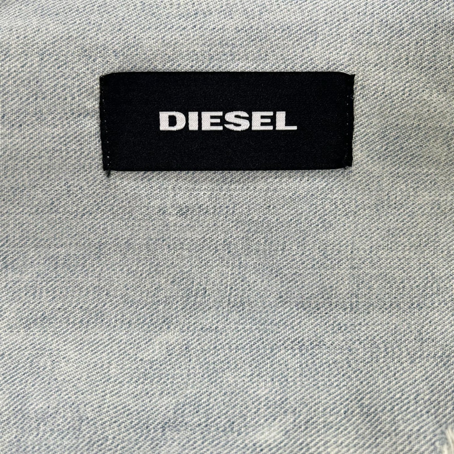 DIESEL Distressed Indigo Denim Jacket Size L