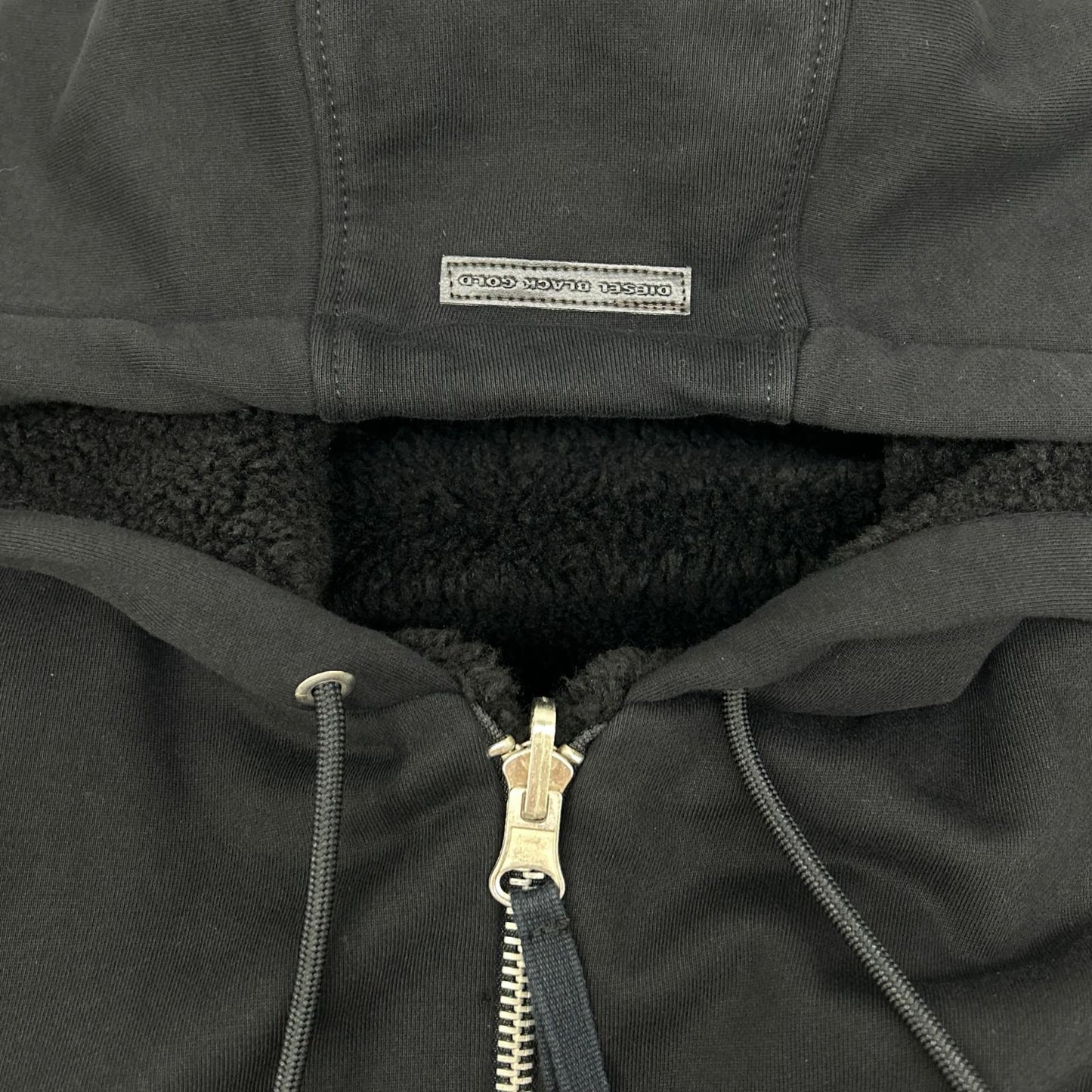 DIESEL BlackGold Full-Zip Reversible Jacket Black Size L