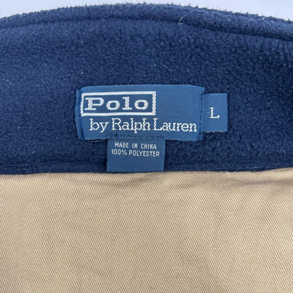 RALPHLAUREN 90s Navy Fleece Half-Zip Jacket Size L