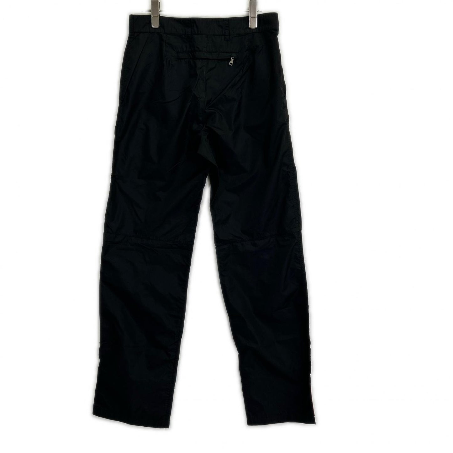 PRADA SPORT Black Gimmick Nylon Pants Size 44