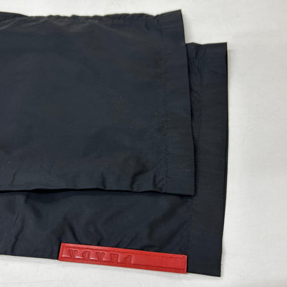 PRADA SPORT Black Gimmick Nylon Pants Size 44