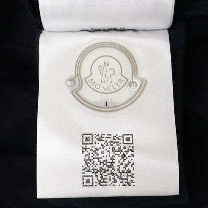 MONCLER FELPA CON ZIP Cotton Half-Zip Sweatshirt Navy Size S