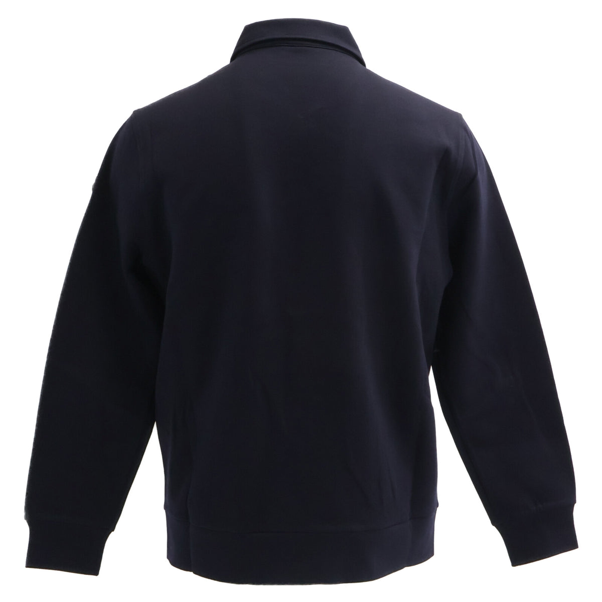 MONCLER FELPA CON ZIP Cotton Half-Zip Sweatshirt Navy Size S