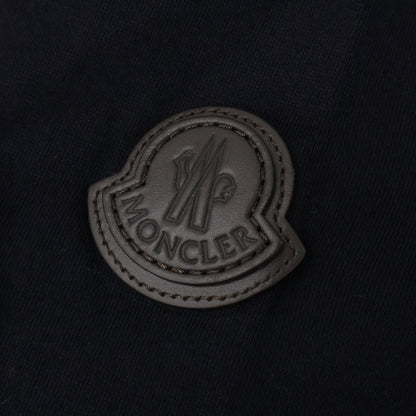 MONCLER FELPA CON ZIP Cotton Half-Zip Sweatshirt Navy Size S