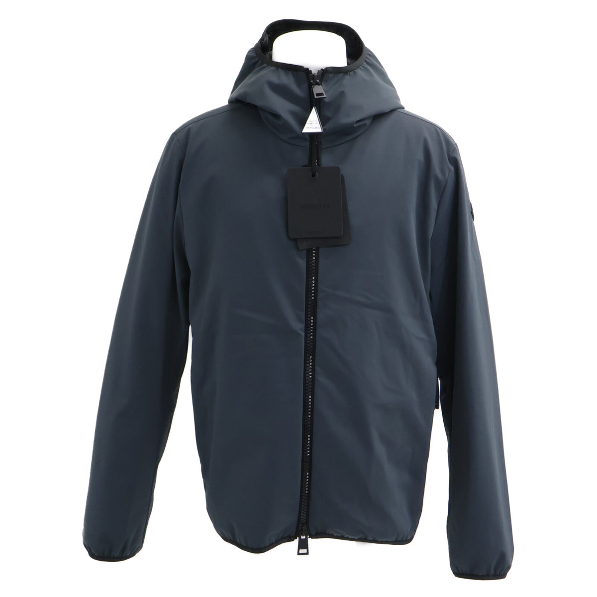 MONCLER '25 ALTAIR Nylon Hooded Down Jacket Blue Size 4