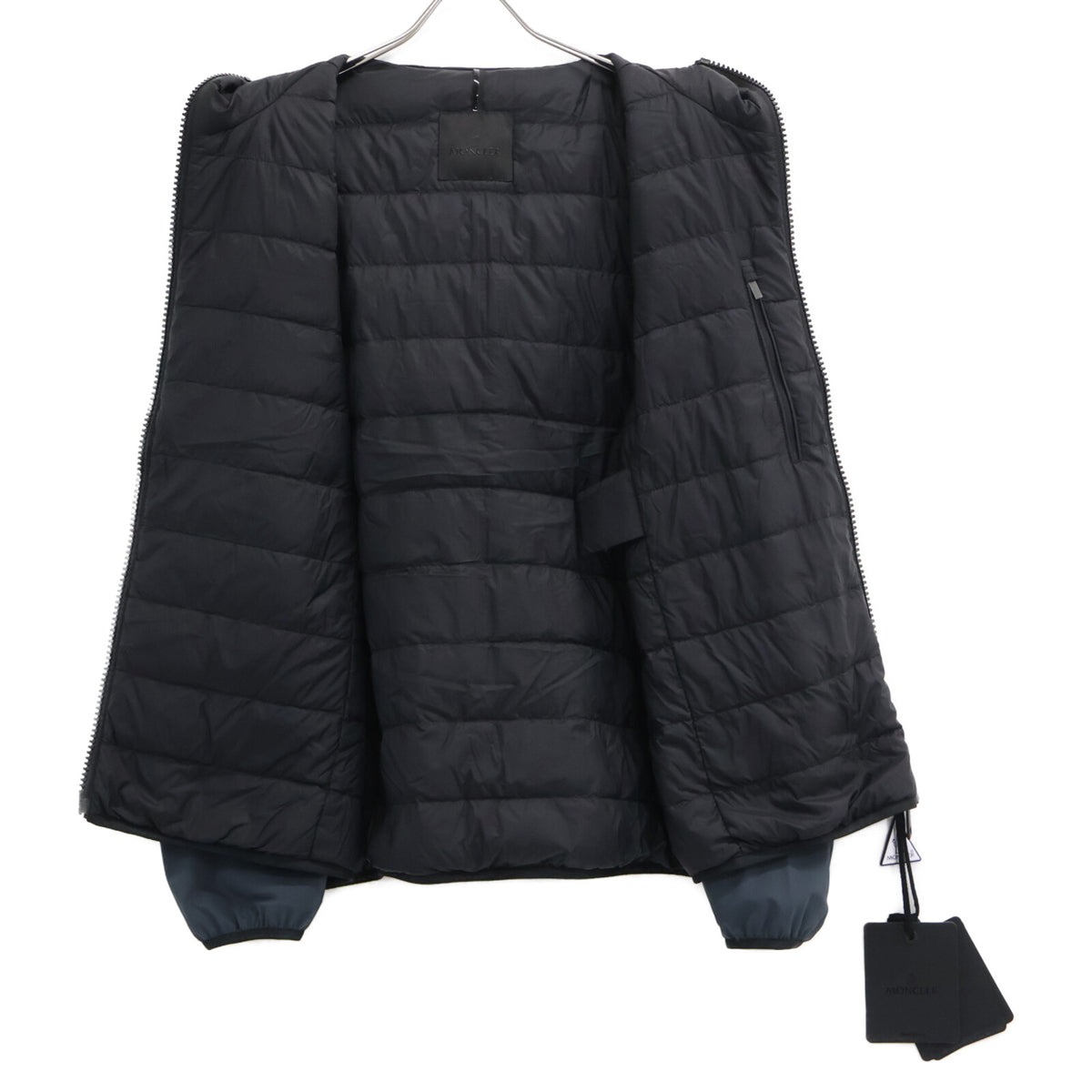 MONCLER '25 ALTAIR Nylon Hooded Down Jacket Blue Size 4