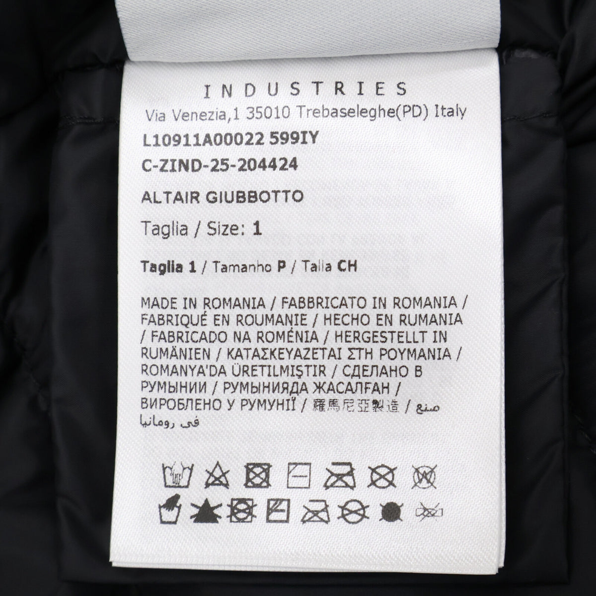 MONCLER '25 ALTAIR Nylon Hooded Down Jacket Blue Size 1