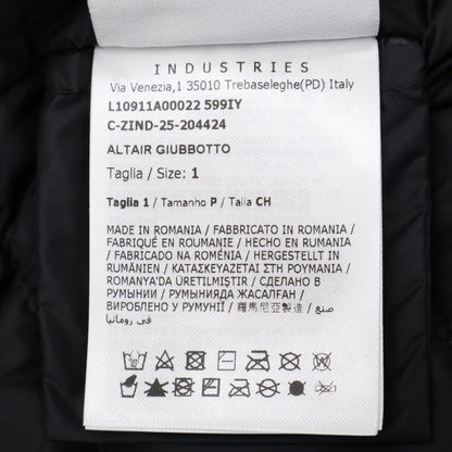 MONCLER '25 ALTAIR Nylon Hooded Down Jacket Blue Size 1