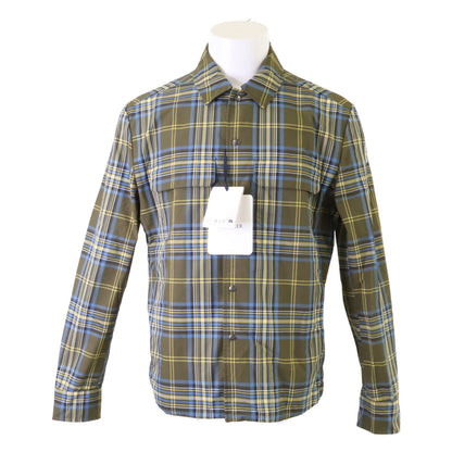 MONCLER CAMICIA Zip Nylon Shirt Jacket Blue Green Size S