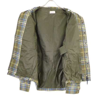 MONCLER CAMICIA Zip Nylon Shirt Jacket Blue Green Size S