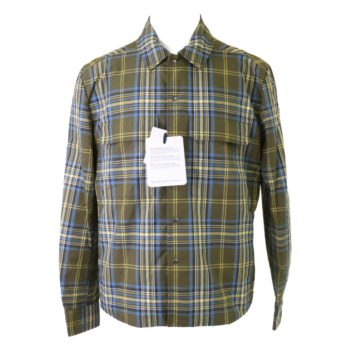 MONCLER '25 Camicia Nylon Zip Jacket Sky Blue Size M