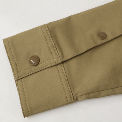 MONCLER Beige CAMICIA Zip-Up Jacket Size S