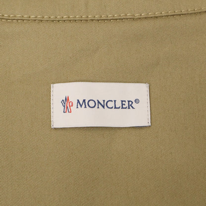 MONCLER Beige CAMICIA Zip-Up Jacket Size S
