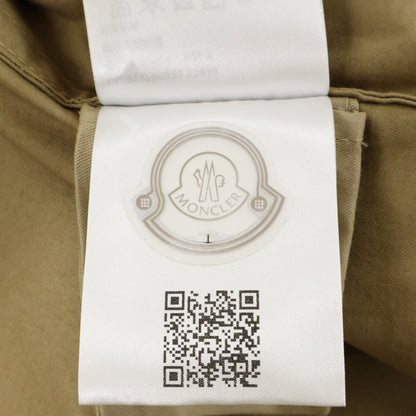 MONCLER Beige CAMICIA Zip-Up Jacket Size S