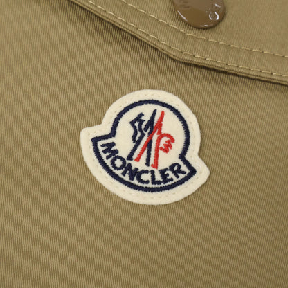 MONCLER Beige CAMICIA Zip-Up Jacket Size S