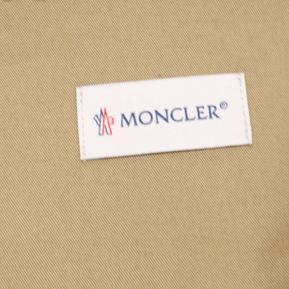 MONCLER 25 CAMICIA Gabardine Zip-Up Jacket Beige Size M