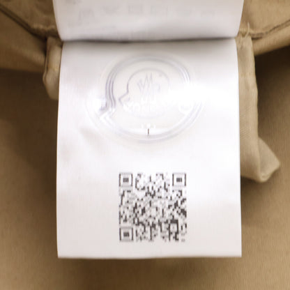 MONCLER 25 CAMICIA Gabardine Zip-Up Jacket Beige Size M