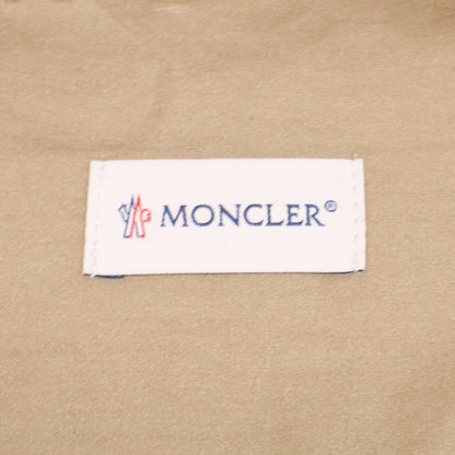 MONCLER 25 CAMICIA Cotton Zip-Up Shirt Jacket Beige Size M