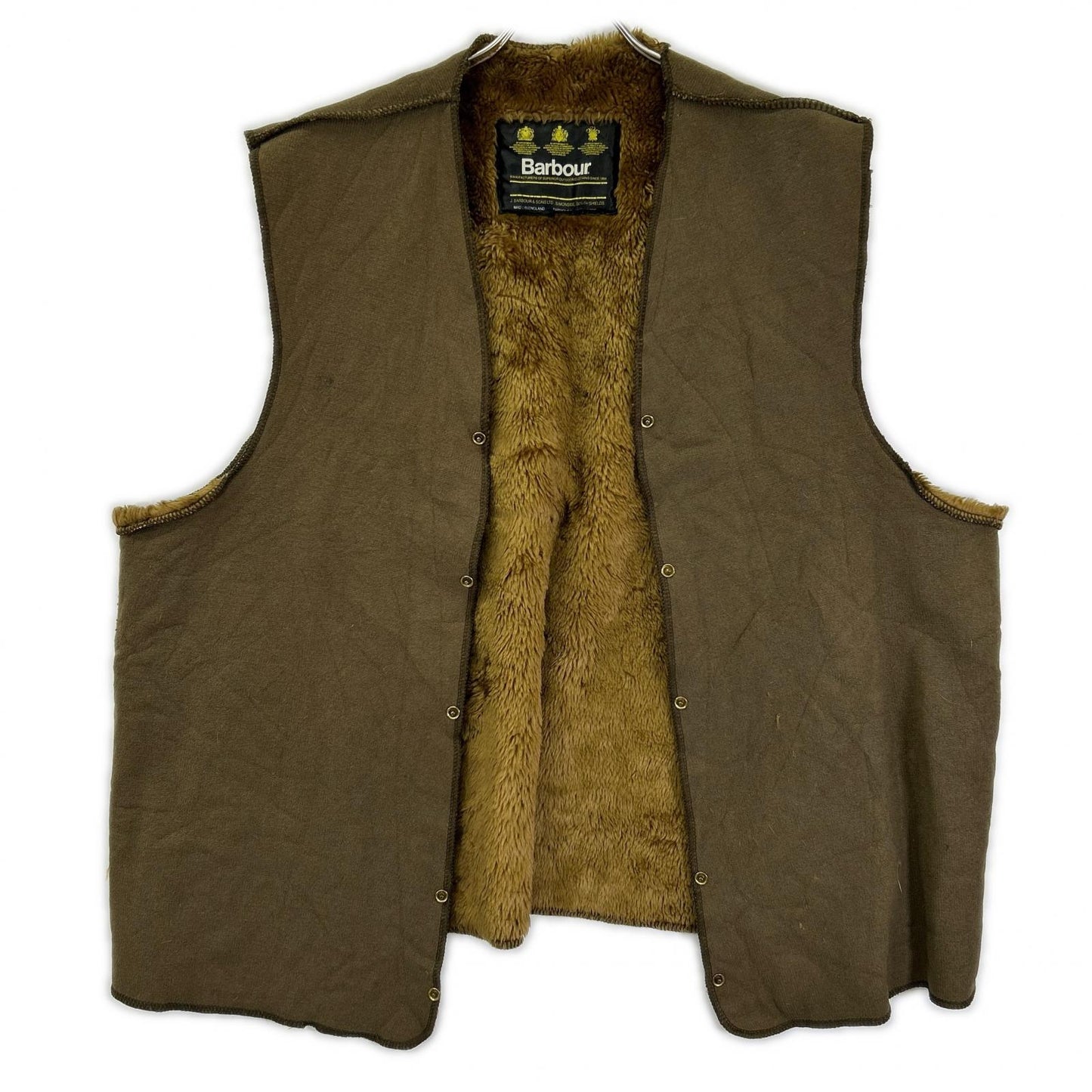 Barbour Brown Boa Fleece Liner Vest