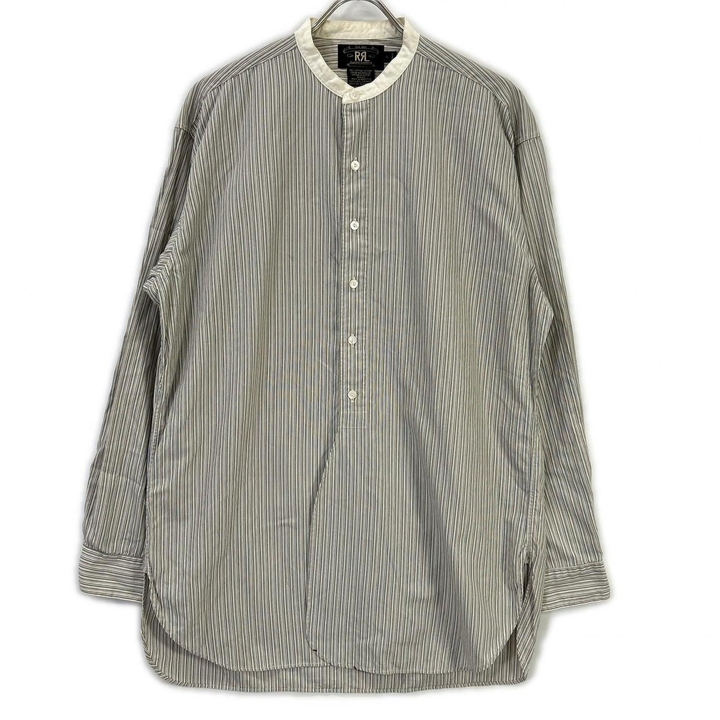 RRL 90s Three-Star Tag Striped Shirt Size S