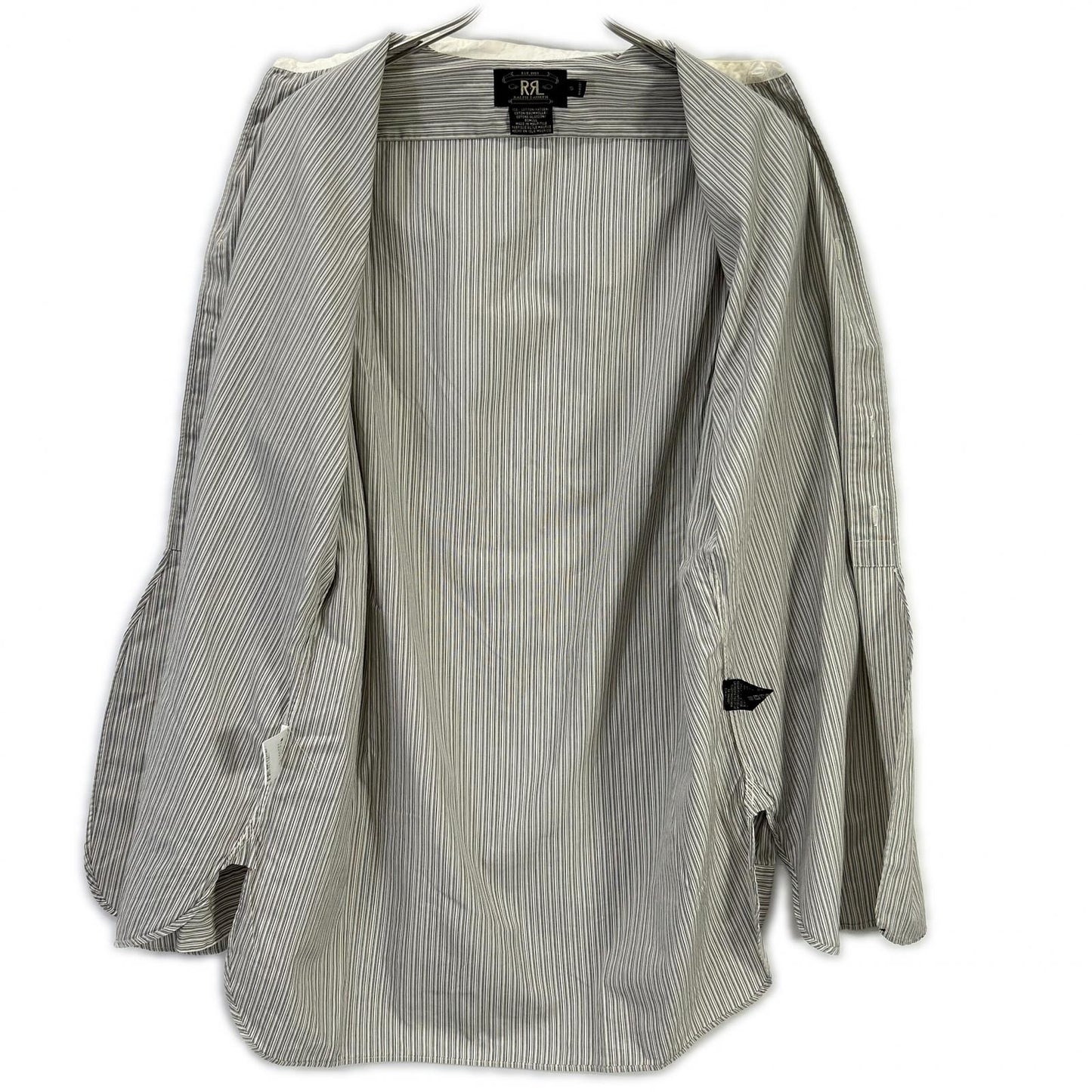 RRL 90s Three-Star Tag Striped Shirt Size S