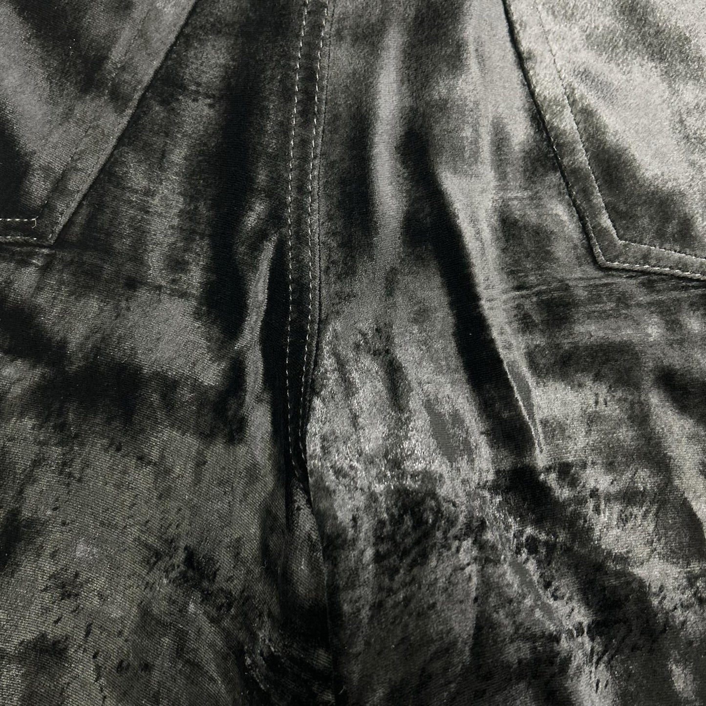 SAINT LAURENT PARIS 23AW Velvet Wide Pants Size 28