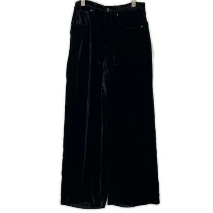 SAINT LAURENT PARIS 23AW Velvet Wide Pants Size 28