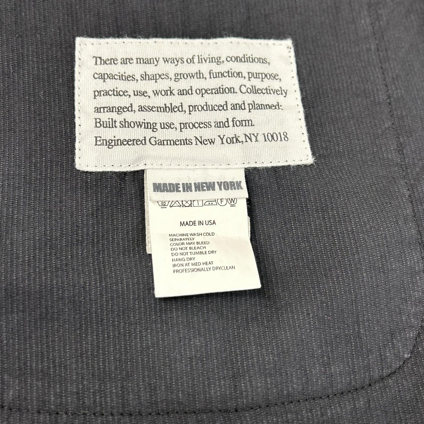 Engineered Garments 3B Cotton Tailored Blazer Size S