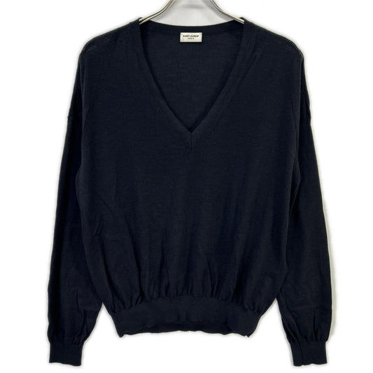 SAINT LAURENT PARIS 22 Wool Silk Knit Sweater Size M