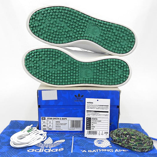 A BATHING APE Stan Smith Low Top Sneakers Size 7