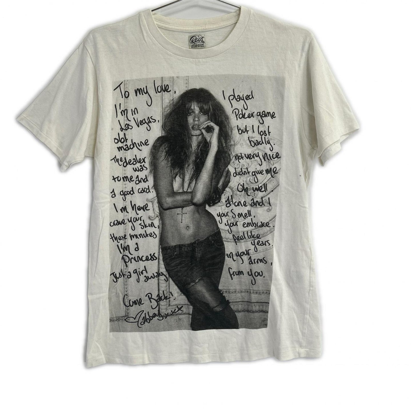 RagsMcGREGOR Tsuyoshi Noguchi Photo T-Shirt Size S