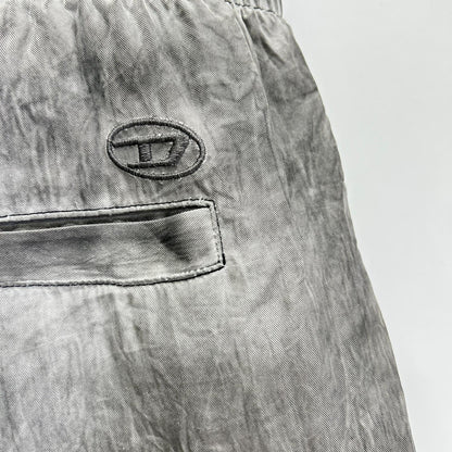DIESEL P-LEON Garment Dye Acetate Twill Track Pants Sweatpants Size L