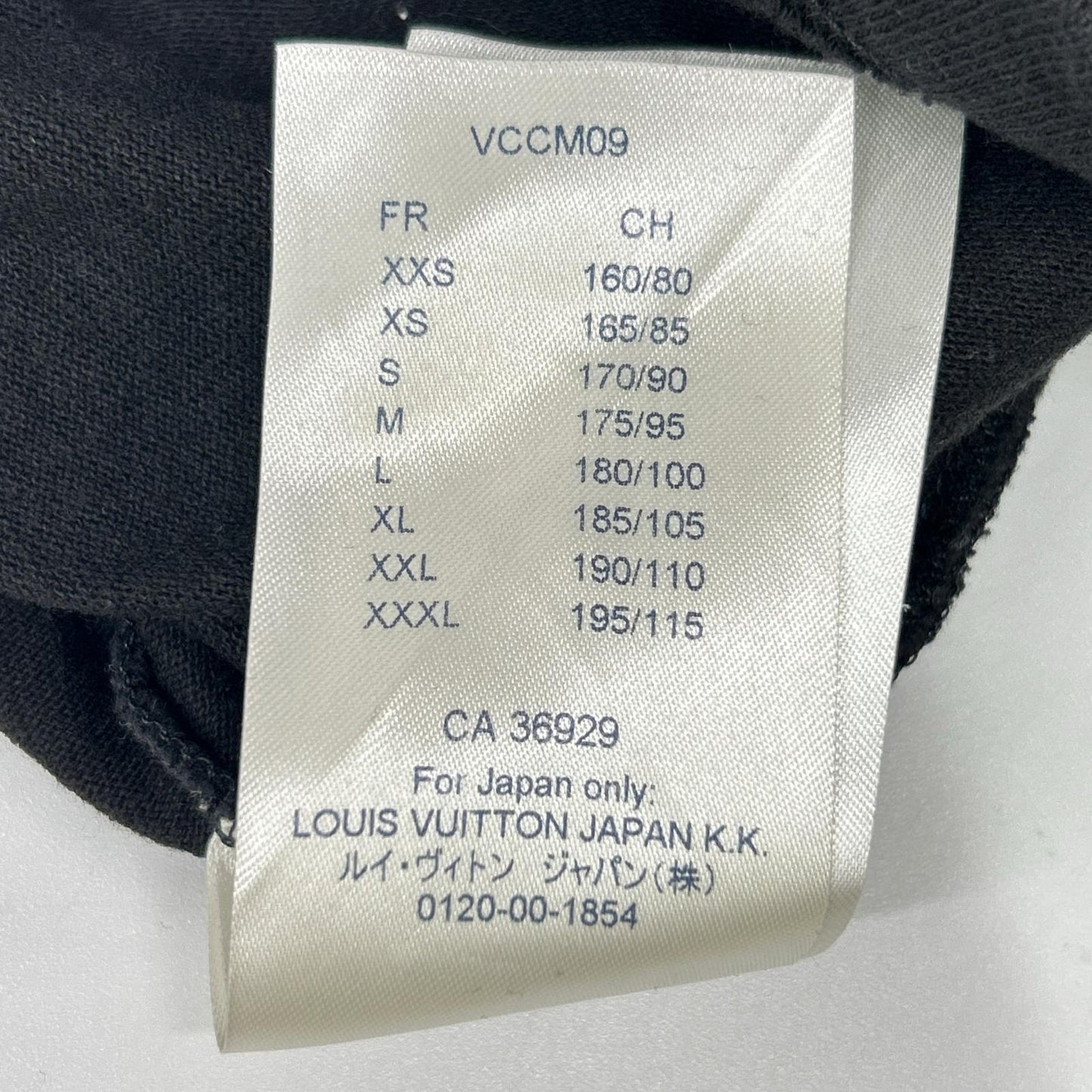 LOUIS VUITTON 19AW Back Flower Print T-Shirt Size XS