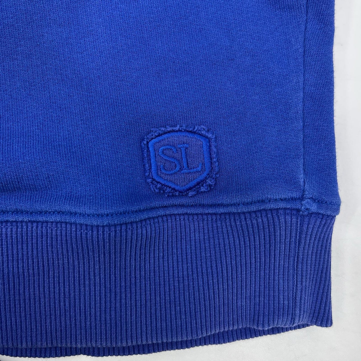 SAINT LAURENT PARIS Hedi Era Blue Pullover Hoodie Size S