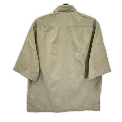 JILSANDER Gray Cotton Short Sleeve Shirt Size 38