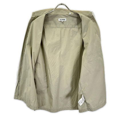 JILSANDER Gray Cotton Short Sleeve Shirt Size 38