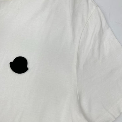 MONCLER White Tricolor Cotton T-Shirt Size XL