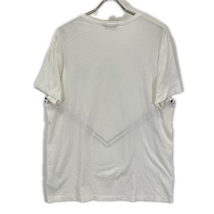 MONCLER White Tricolor Cotton T-Shirt Size XL