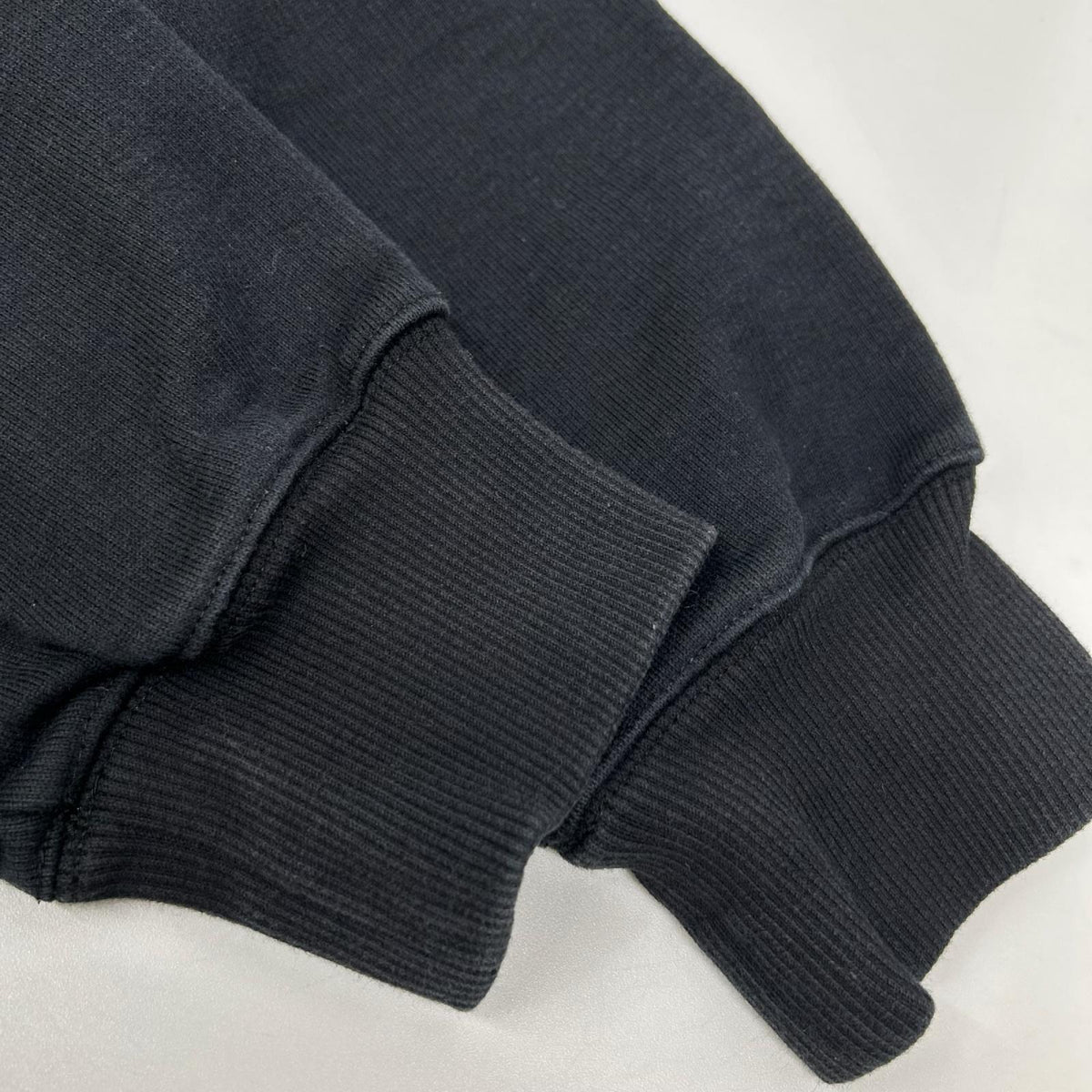 PRADA 21 Printed Cotton Fleece Sweatshirt Black Size XS